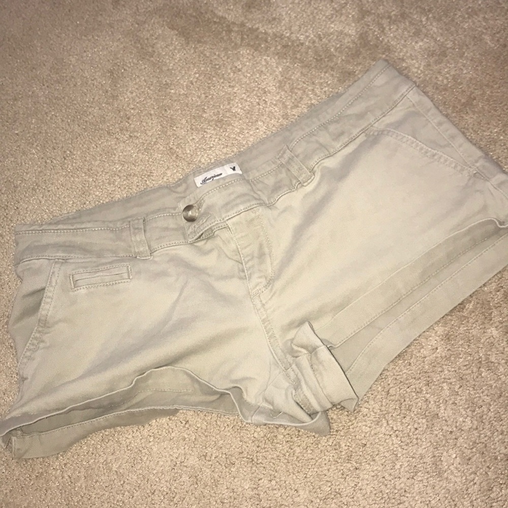 Tan shorts from American Eagle